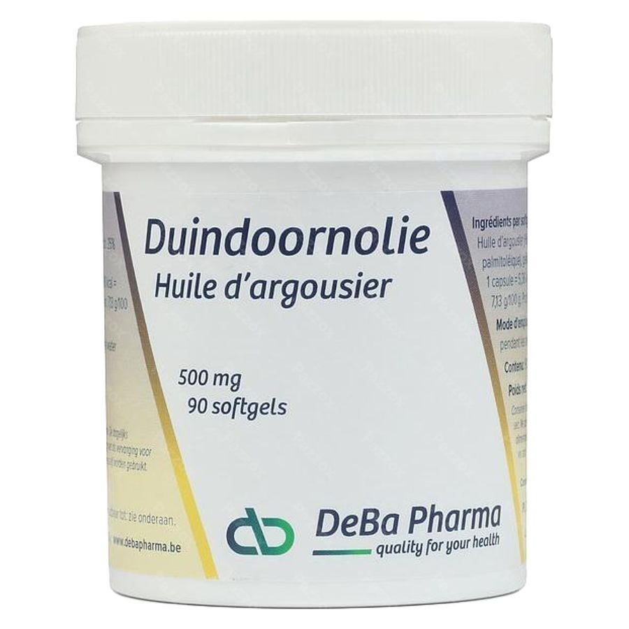 DeBa Pharma Duinoornolie 500mg 90 Softgels