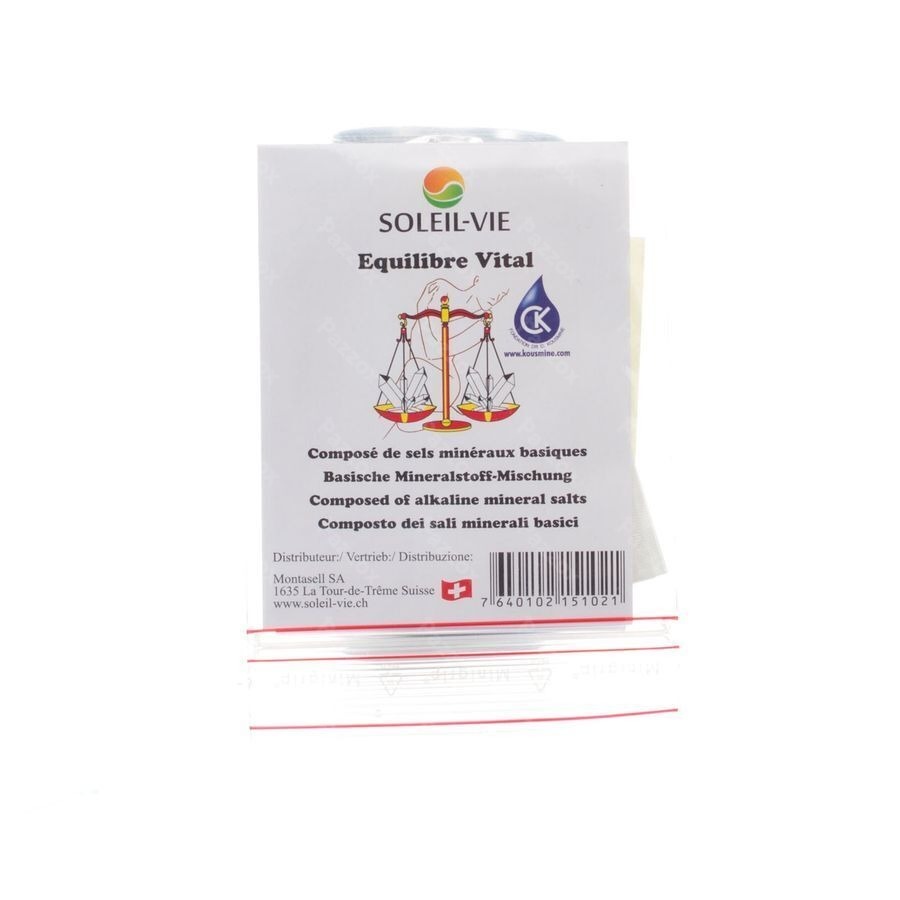 Soleil Vie Equilibre Vital Tigettes Ph 15