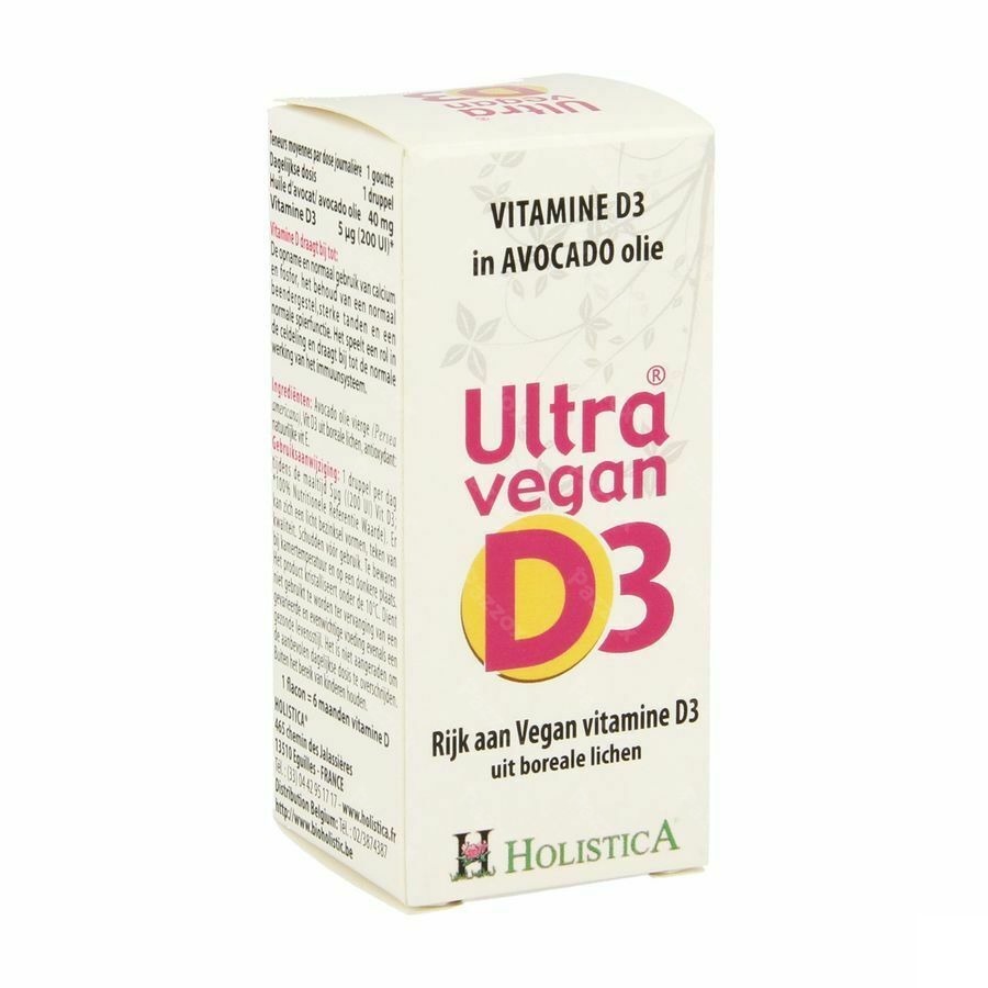 Ultra Vegan D3 Gutt 8ml Holistica