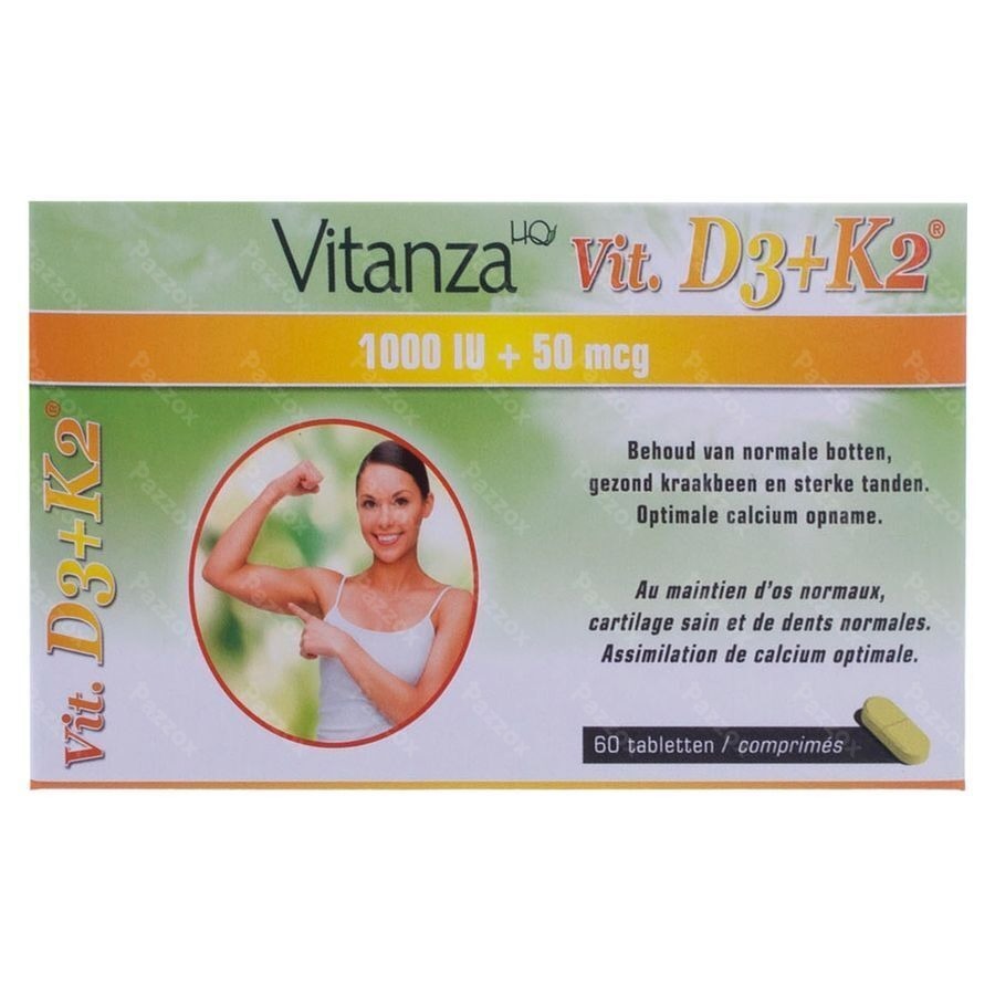 Vitanza Hq Vit D3 + K2 Tabl 60