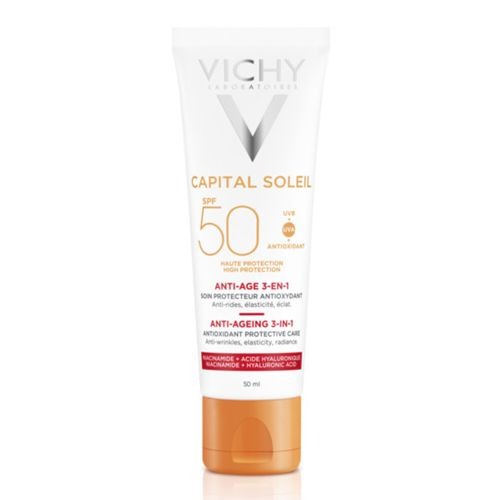 Vichy Capital Soleil Anti-Aging 3-in-1 Antioxidante Verzorging SPF50+ 50ml