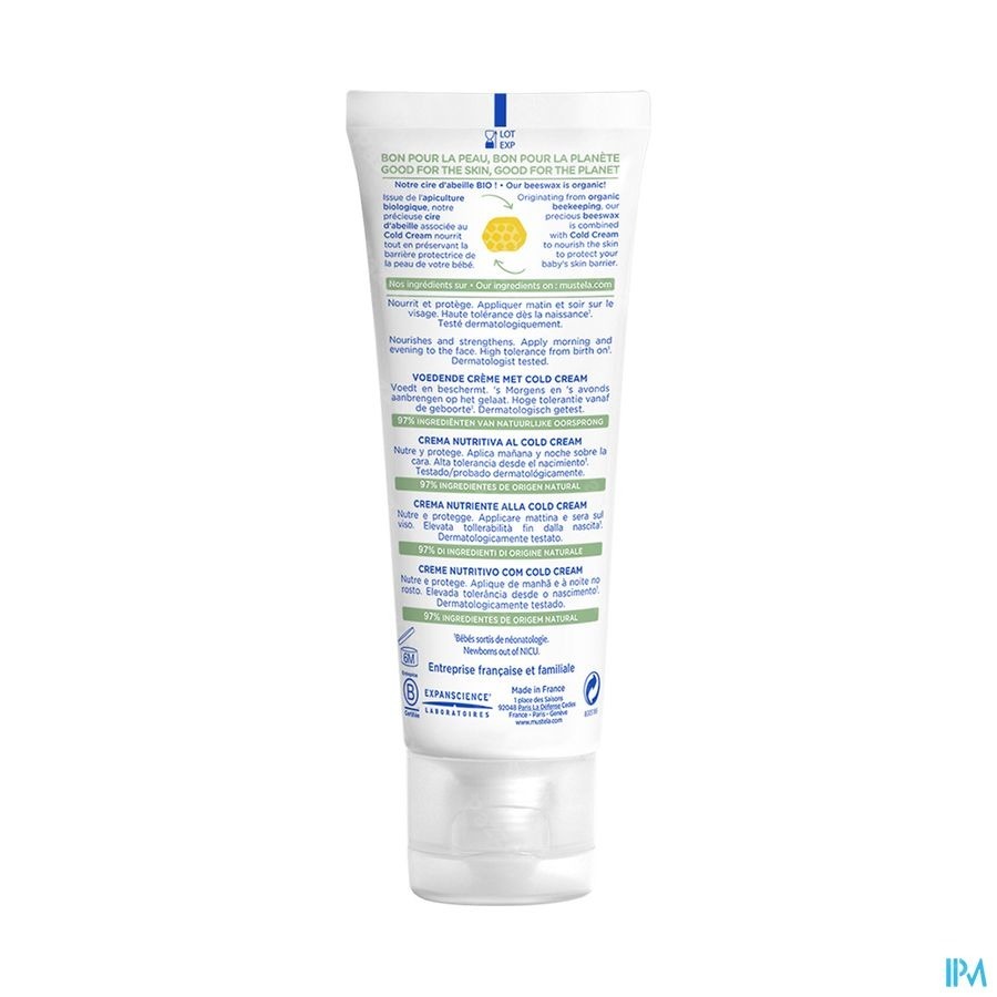 Mustela Baby Voedende Crème Met Cold Cream 40ml