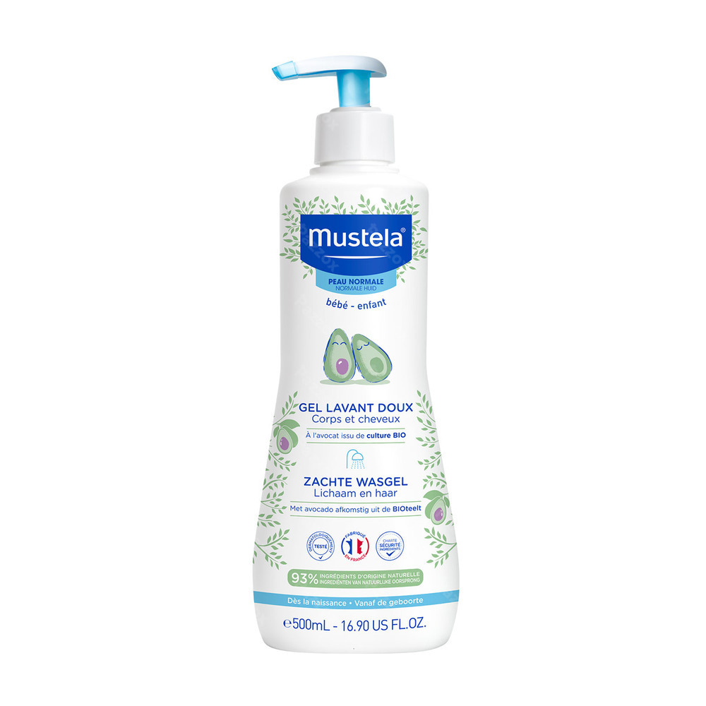 Mustela Baby Zachte Wasgel 500ml