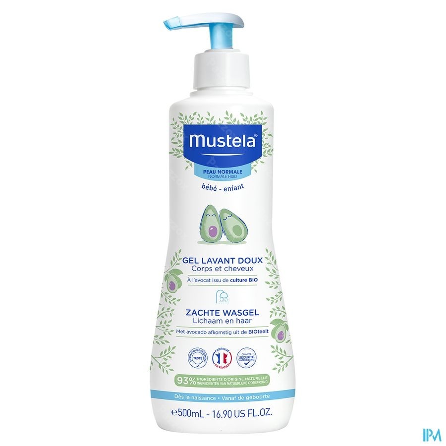 Mustela Baby Zachte Wasgel 500ml