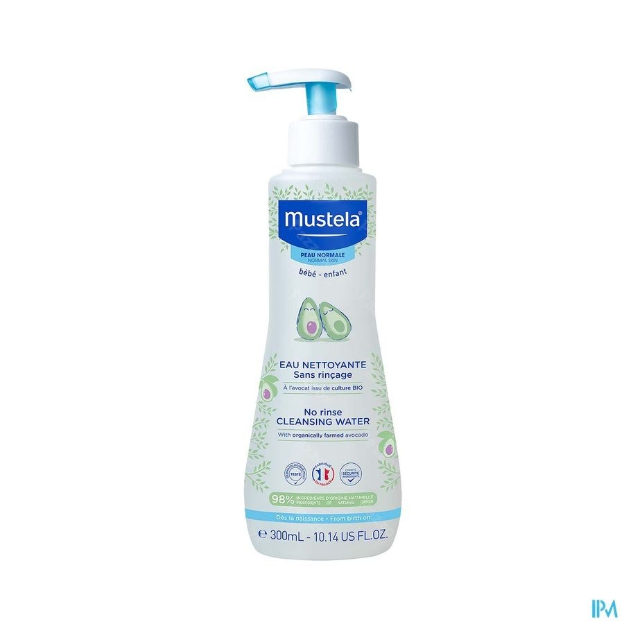 Mustela Baby Reinigend Water Zonder Spoelen 300ml