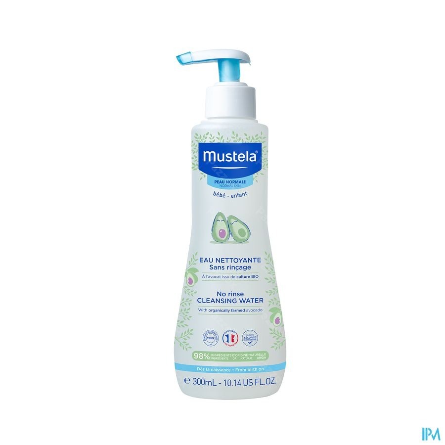 Mustela Baby Reinigend Water Zonder Spoelen 300ml