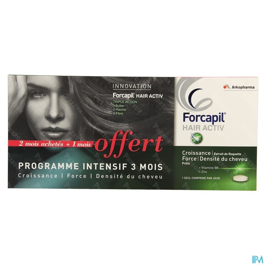Forcapil Hair Activ Comp 3x30 Promo 3 Maand