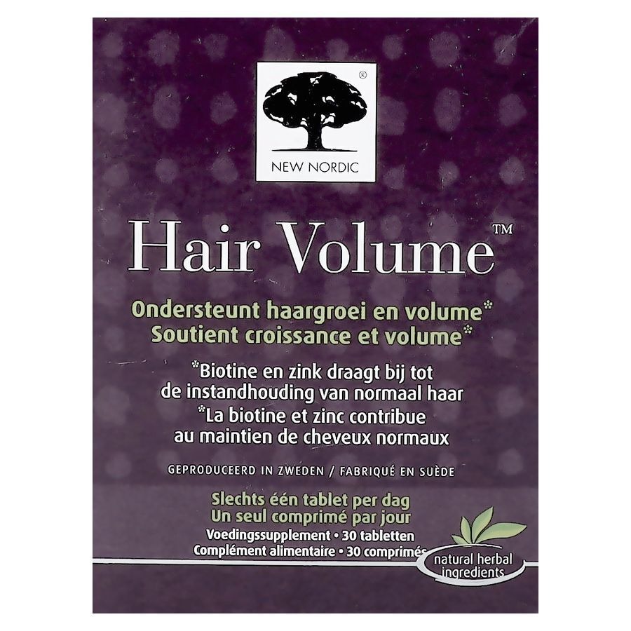 New Nordic Hair Volume Voedingssupplement Haargroei en Volume 30 Tabletten