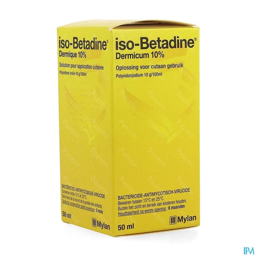 Iso-Betadine Dermicum 10% Oplossing 50ml