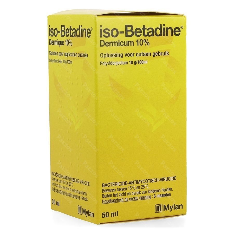 Iso-Betadine Dermicum 10% Oplossing 50ml