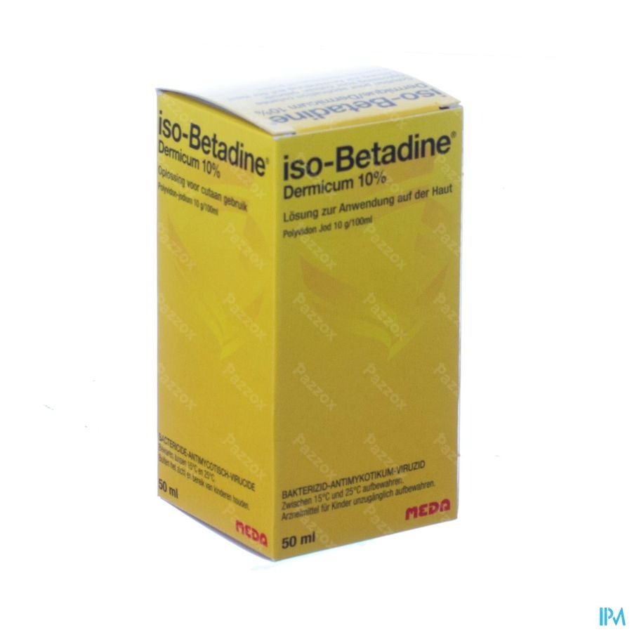 Iso-Betadine Dermicum 10% Oplossing 50ml