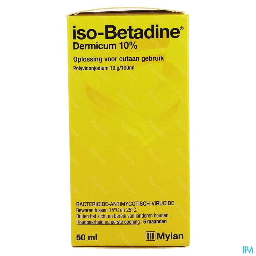 Iso-Betadine Dermicum 10% Oplossing 50ml