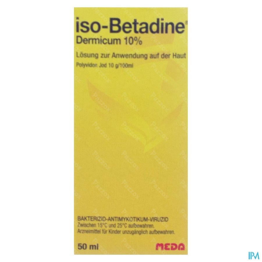 Iso-Betadine Dermicum 10% Oplossing 50ml