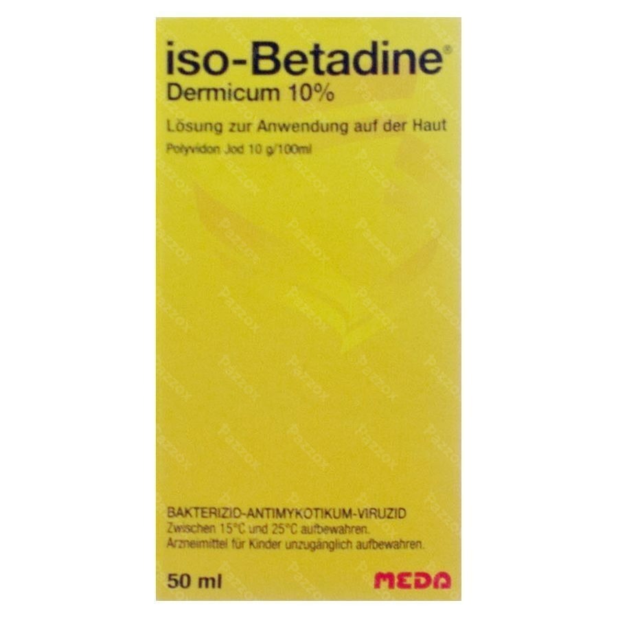 Iso-Betadine Dermicum 10% Oplossing 50ml