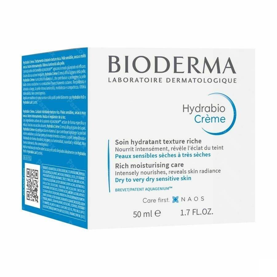 Bioderma Hydrabio Hydraterende Rijke Crème 50ml