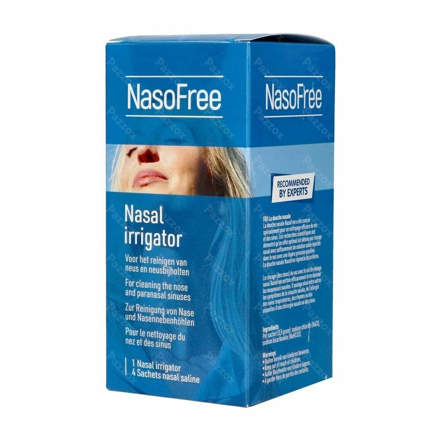 Nasofree Neusdouche Fl + 4 Zakjes