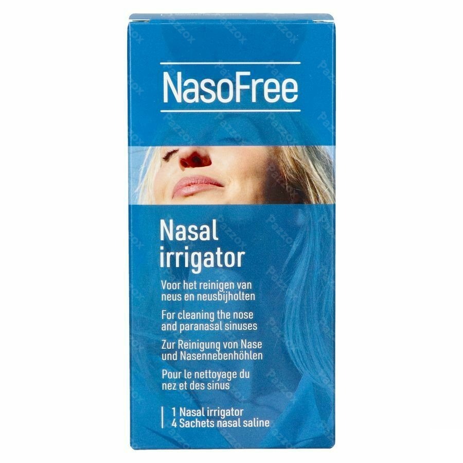 Nasofree Neusdouche Fl + 4 Zakjes
