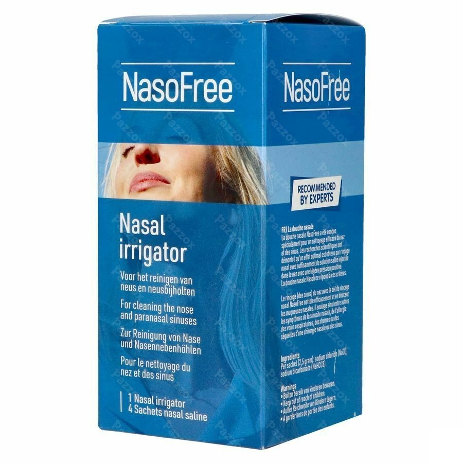 Nasofree Neusdouche Fl + 4 Zakjes