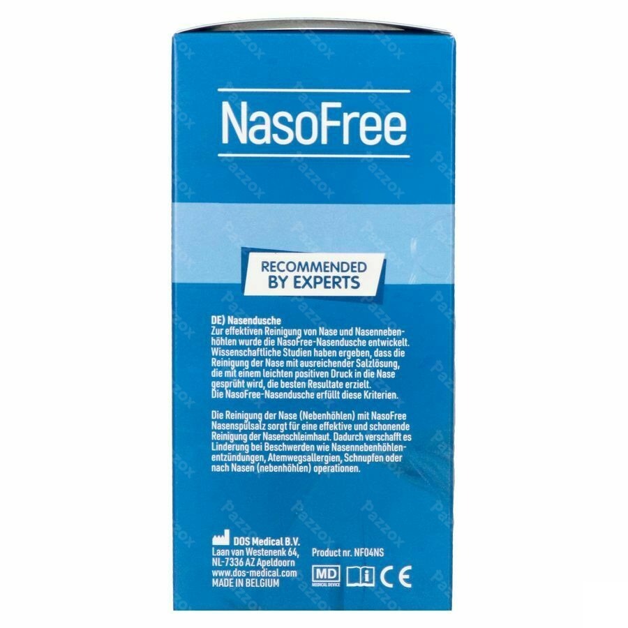 Nasofree Neusdouche Fl + 4 Zakjes