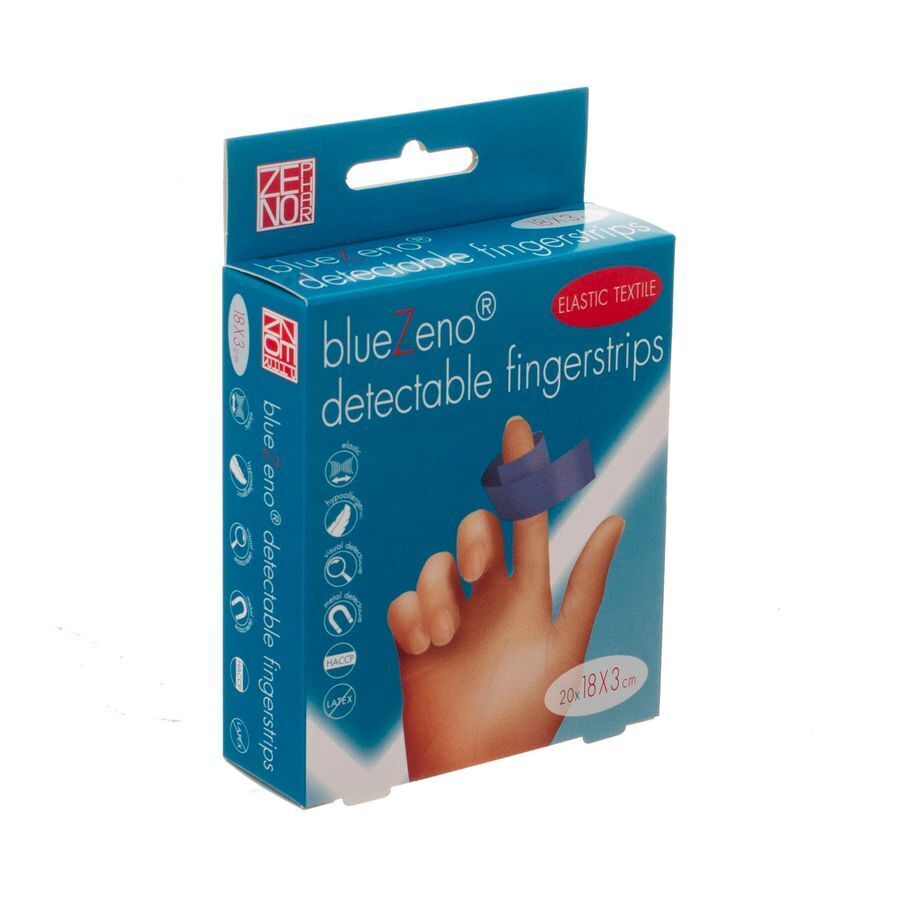 Bluezeno Detectable Fingerstrip 18,0x3,0cm 20 afbeelding 1