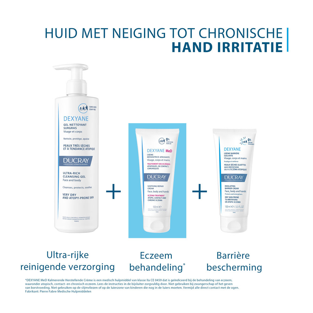 Ducray Dexyane Reinigende Gel Overvet 400ml