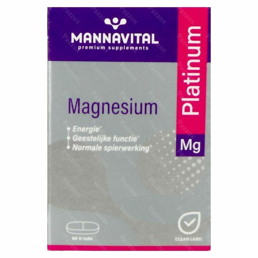 Mannavital Magnesium Platinum 90 Tabletten