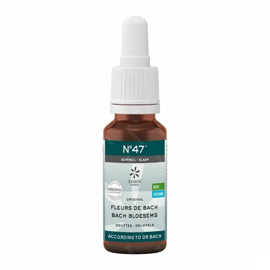 Bachbloesem Bio N°47 Druppels Slaap 20ml