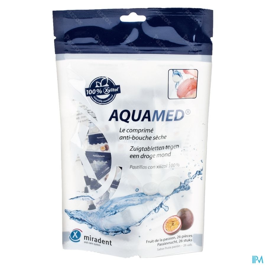 Miradent Aquamed Droge Mond Zuigtabletten 60g