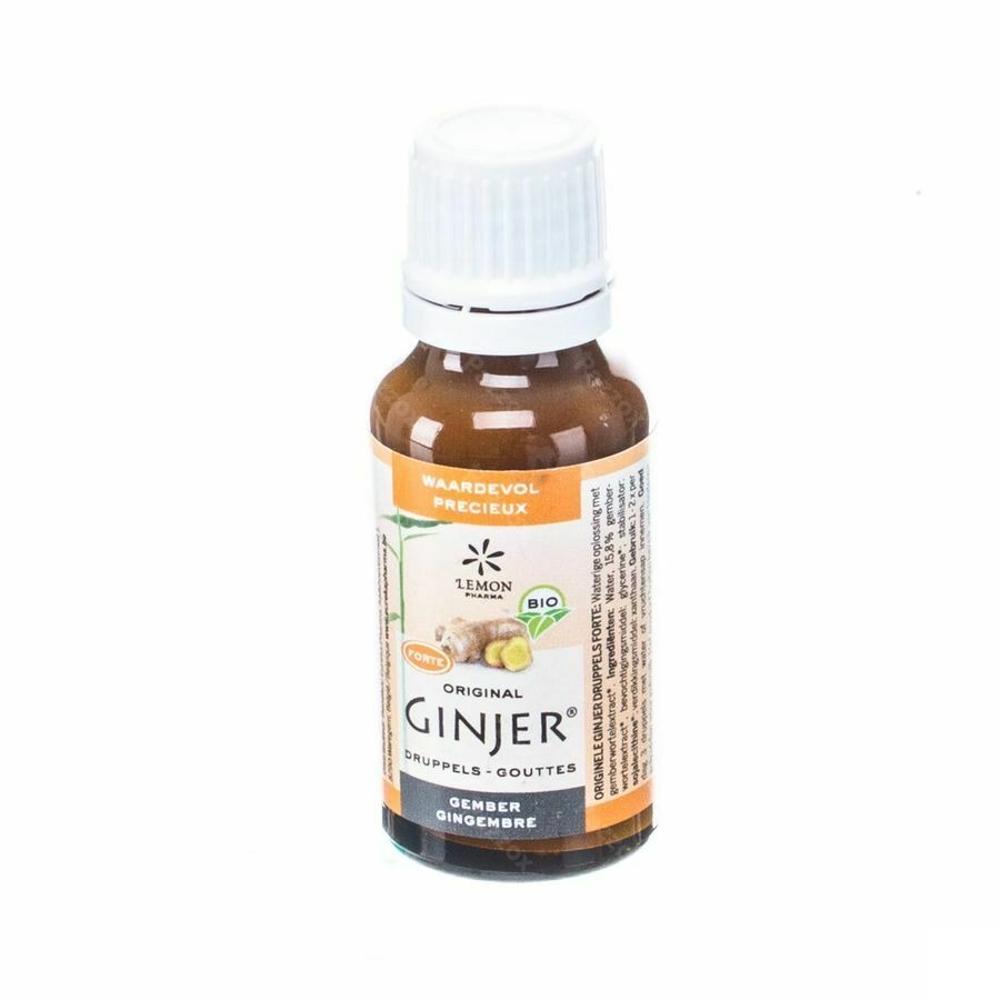 Ginjer Original Forte Druppels 20ml - Lemon Pharma