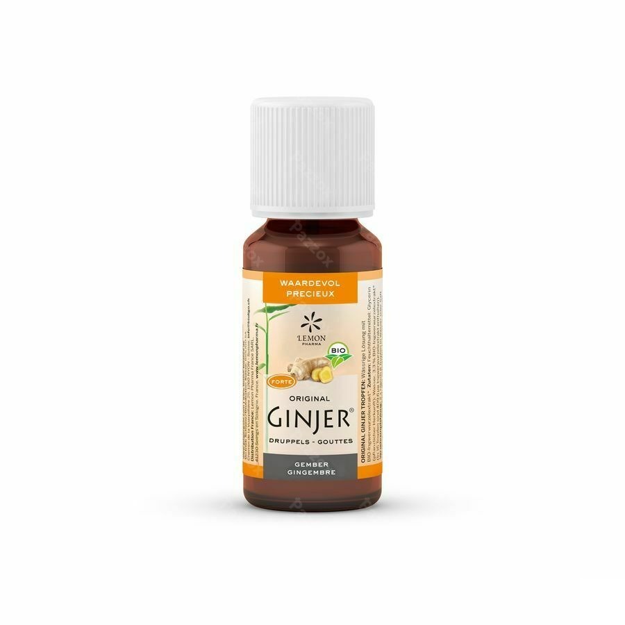 Ginjer Original Forte Druppels 20ml - Lemon Pharma