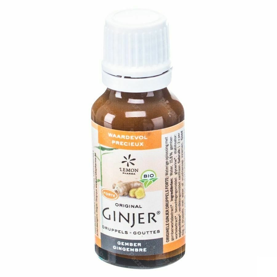 Ginjer Original Forte Druppels 20ml - Lemon Pharma