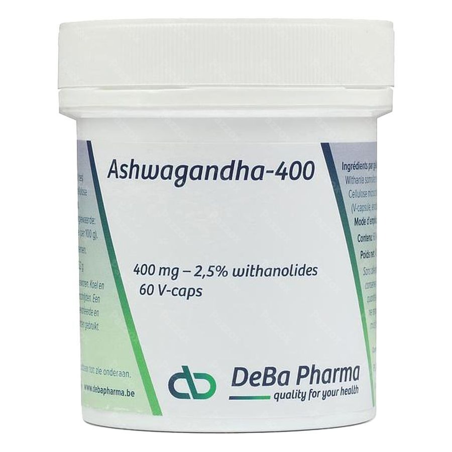 Deba Pharma Ashwagandha 60 Plantaardige Capsules