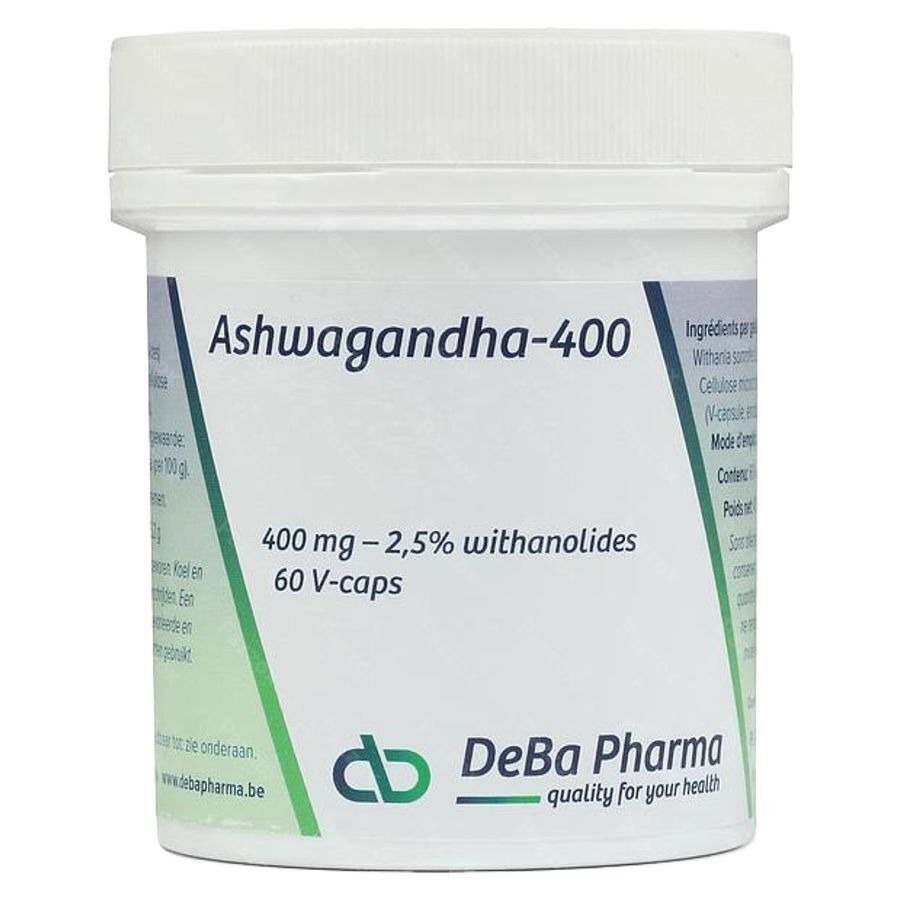 Deba Pharma Ashwagandha 60 Plantaardige Capsules