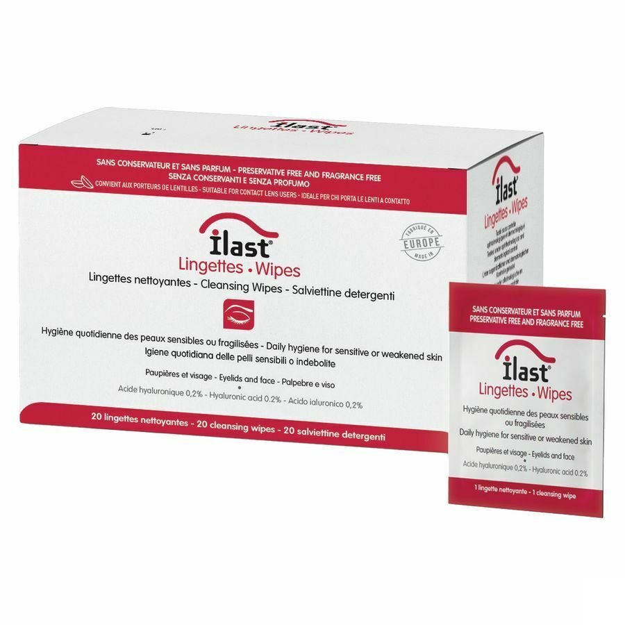 Ilast Wipes Steriele 20 Reinigingsdoekjes 