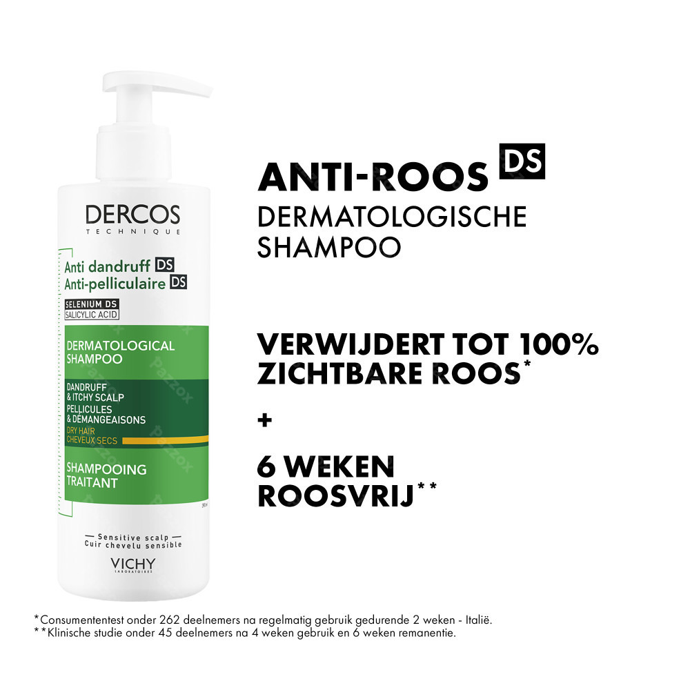Vichy Dercos Anti Roos Shampoo Droog Haar 390ml