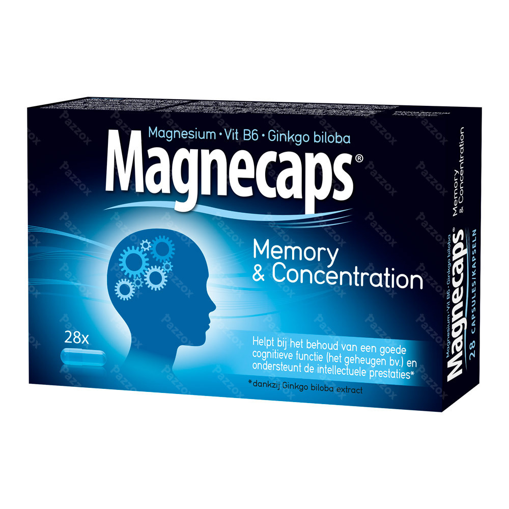 Magnecaps Memory&concentration Caps 28