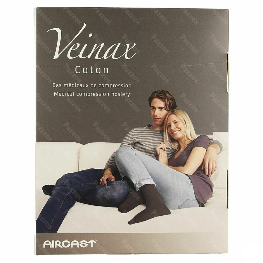 Veinax Kous Katoen Man 2 Lang Donkerblauw Maat 3