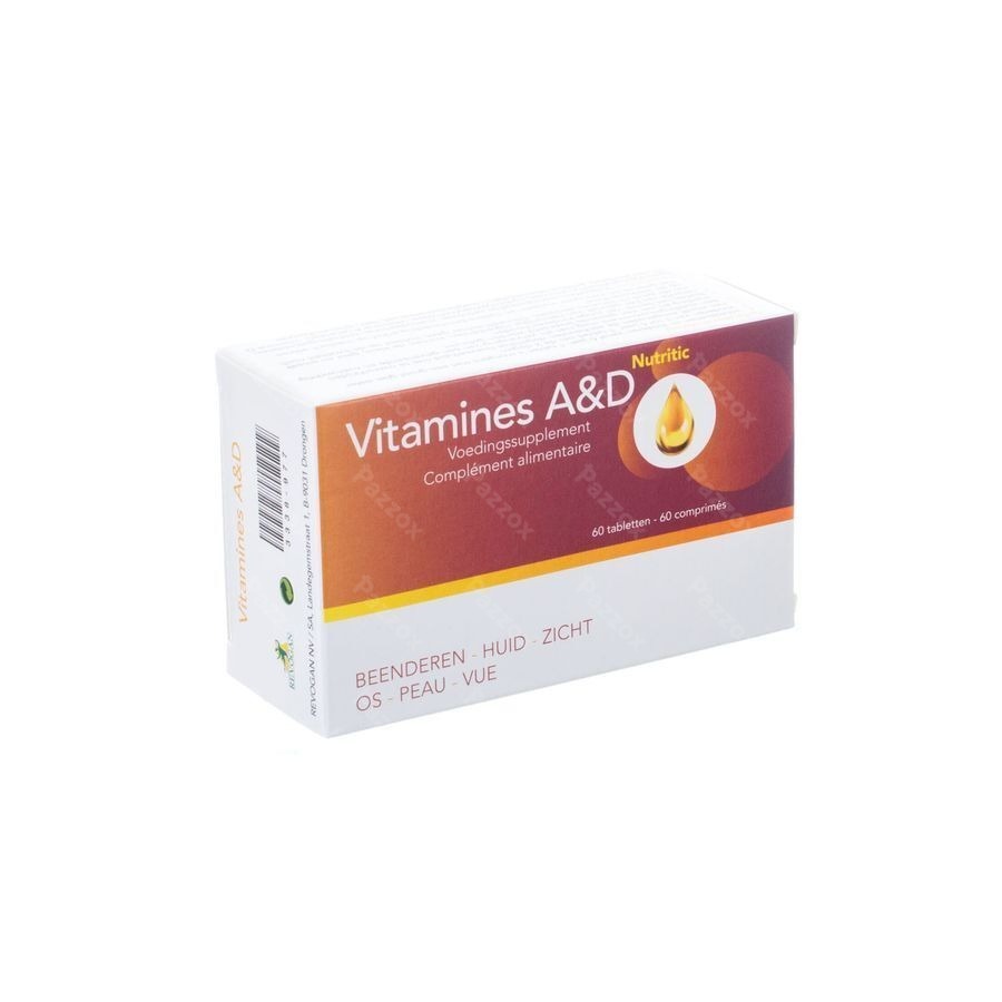 Nutritic Vitamines A & D 60 Tabletten