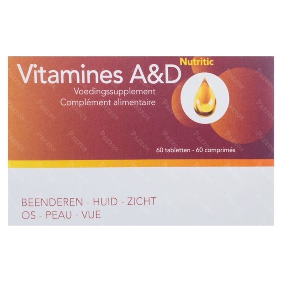 Nutritic Vitamines A & D 60 Tabletten