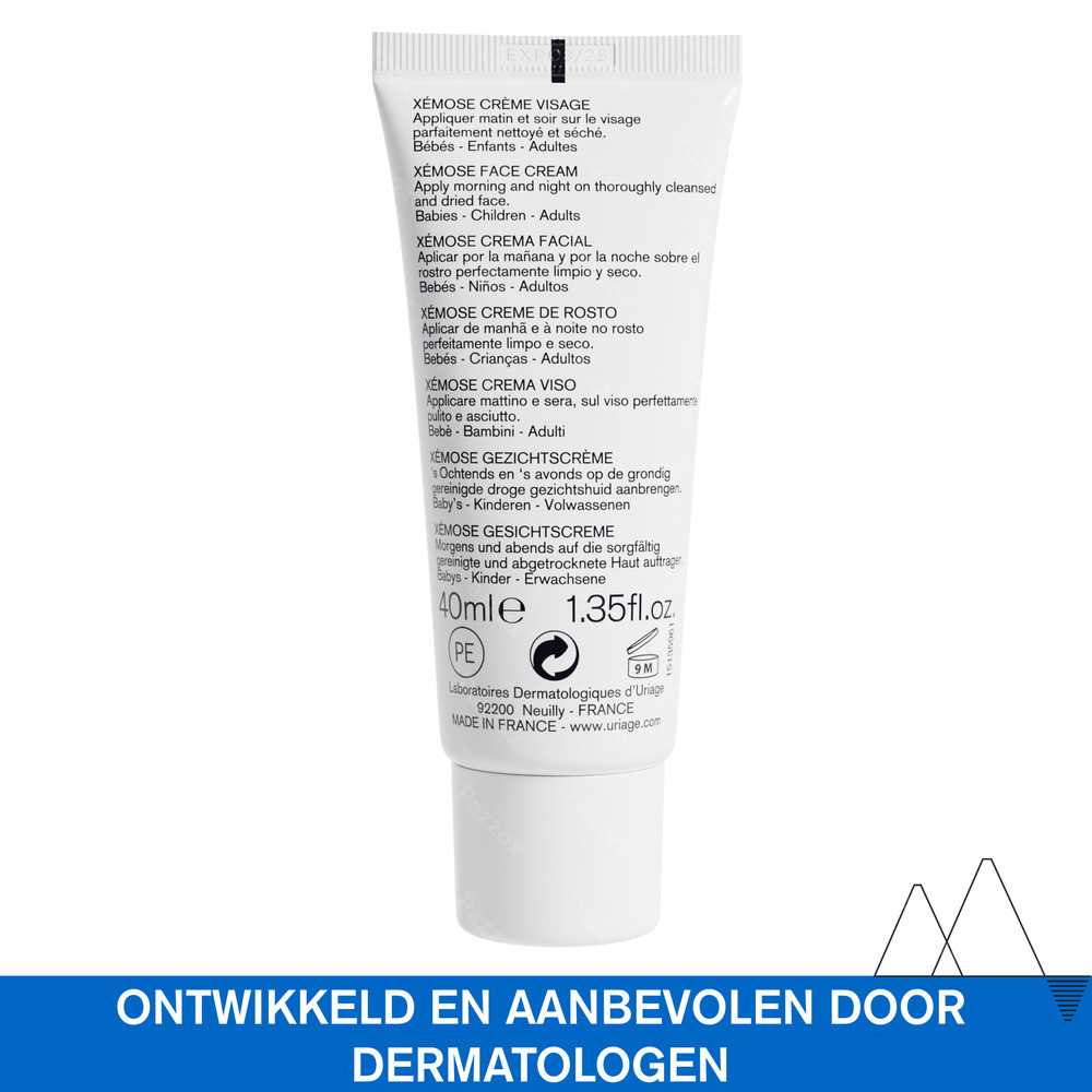 Uriage Xémose Gezichtscrème Zeer Droge Huid 40ml
