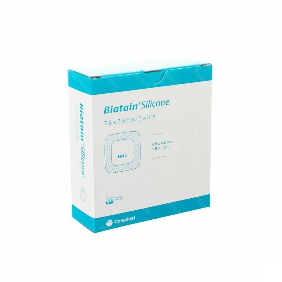 Biatain Silicoon Schuimverb 7,5x 7,5cm 10 33434