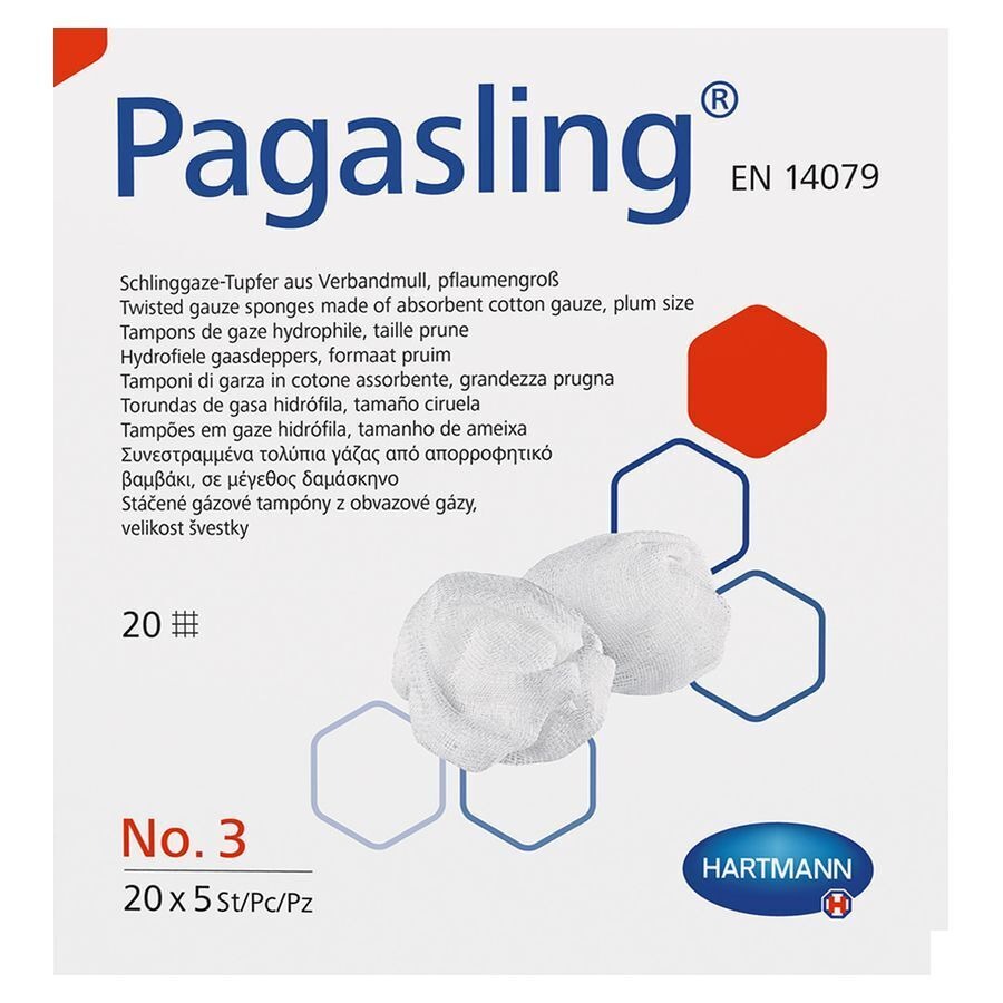 Hartmann Pagasling N°3 St. Blister 20x5 P/s