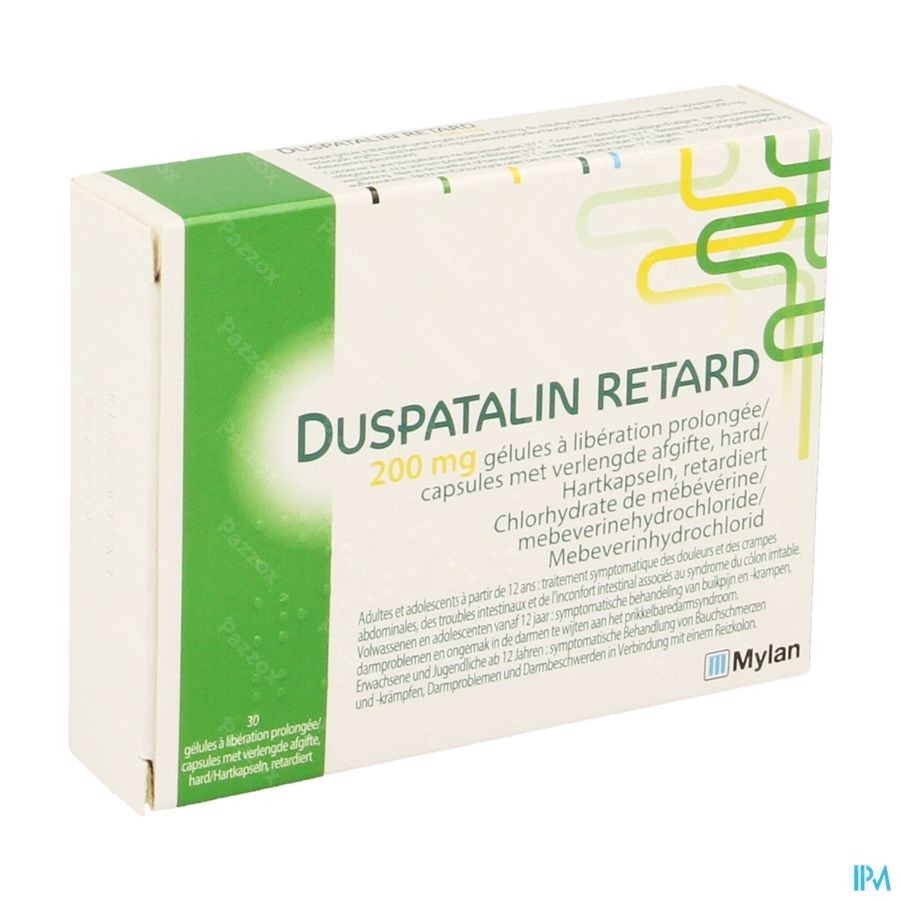 Duspatalin Retard 200mg Verl.afgifte Caps 30