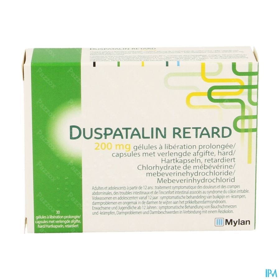 Duspatalin Retard 200mg Verl.afgifte Caps 30