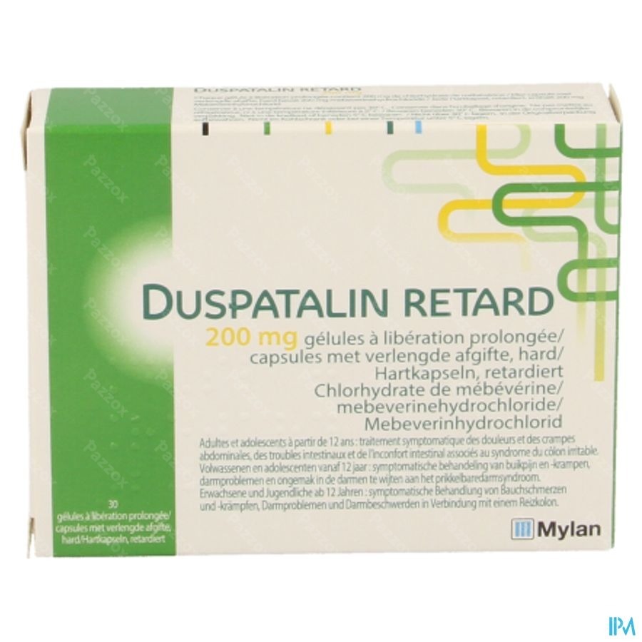 Duspatalin Retard 200mg Verl.afgifte Caps 30