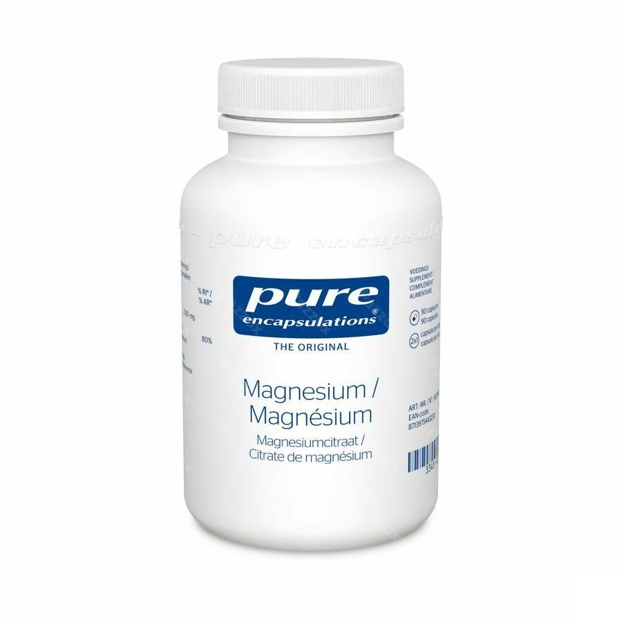 Pure Encapsulations Magnesium Citraat 90 Capsules 