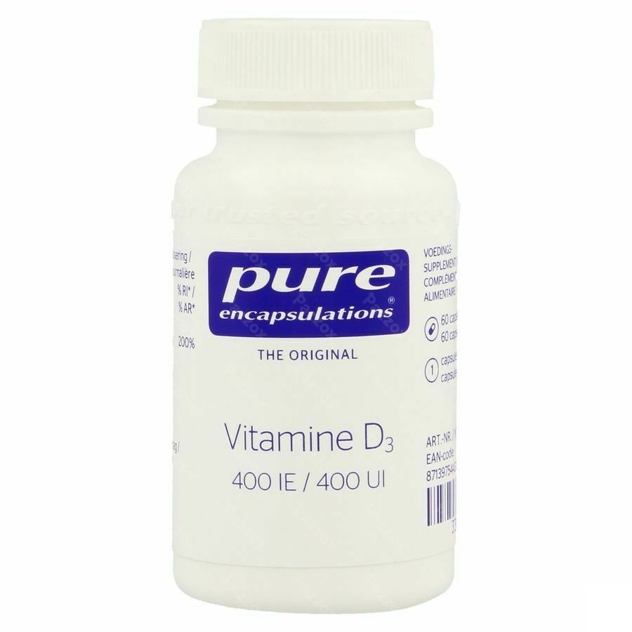 Pure Encapsulations Vitamine D3 400ie Caps 60