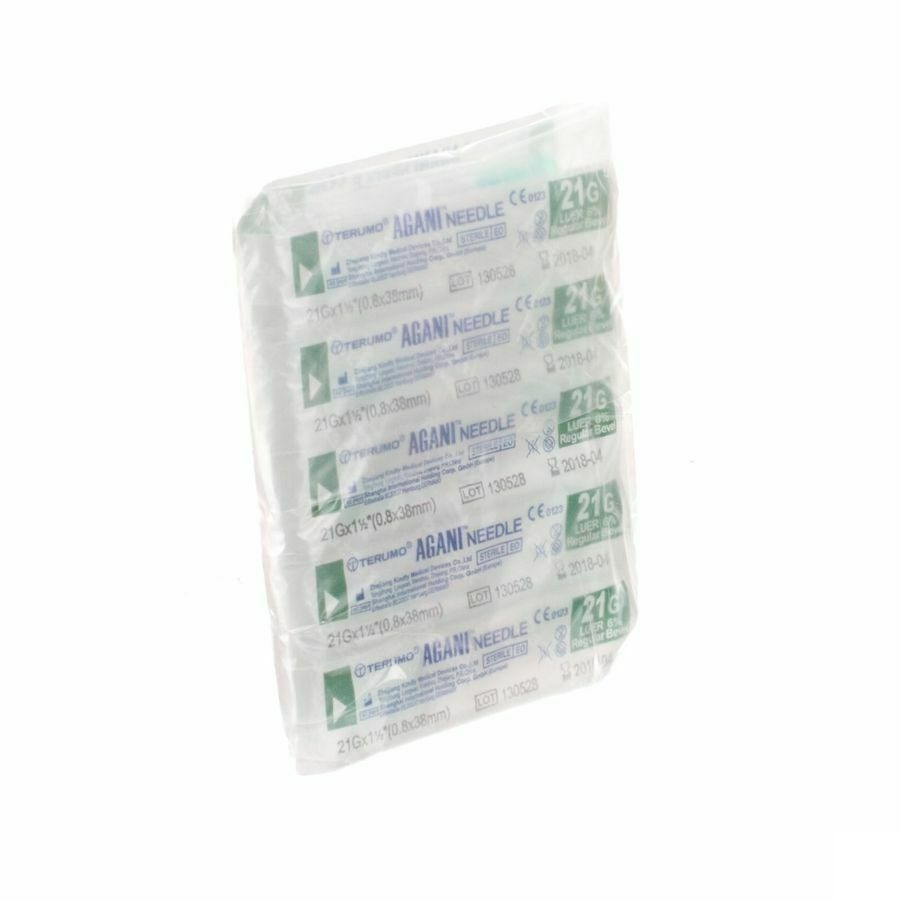 Terumo Naald Agani 21g 1 1/2 Rb Groen 10