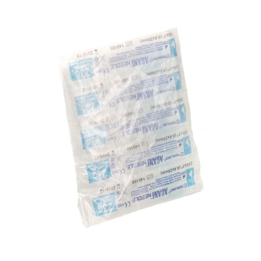 Terumo Naald Agani 23g 1 Rb Blauw 10