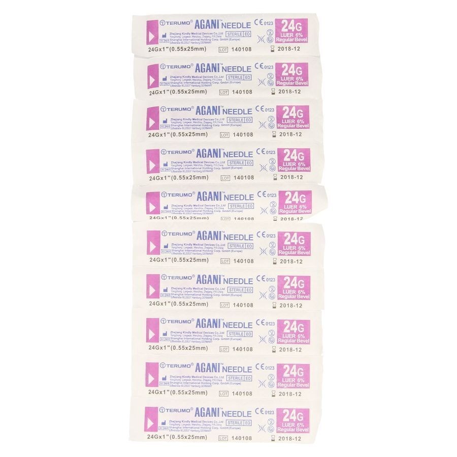 Terumo Naald Agani 24g 1 Rb Paars 10